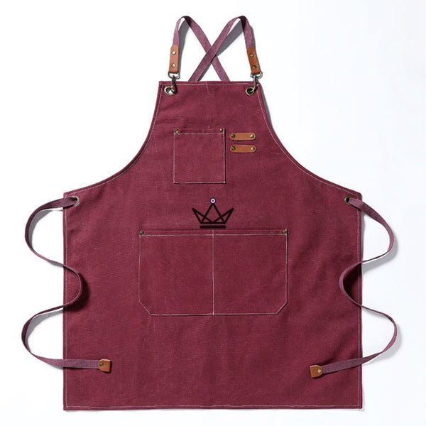 Tablier en toile vintage - WEEYI BARISTA - - Tablier de cuisine - Cadeau, Noël, Anniversaire, Original - Atelier Atypique