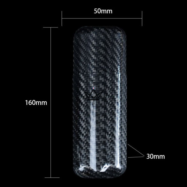 Étui à cigares CARBON — fibre de carbone, 2 ou 3 cigares, cepo 60 max – 5/7