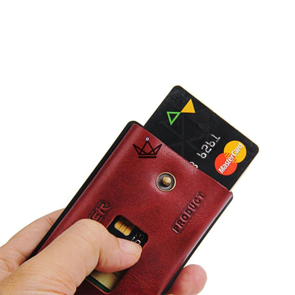 Porte-carte en cuir - ZEEKER - Atelier Atypique