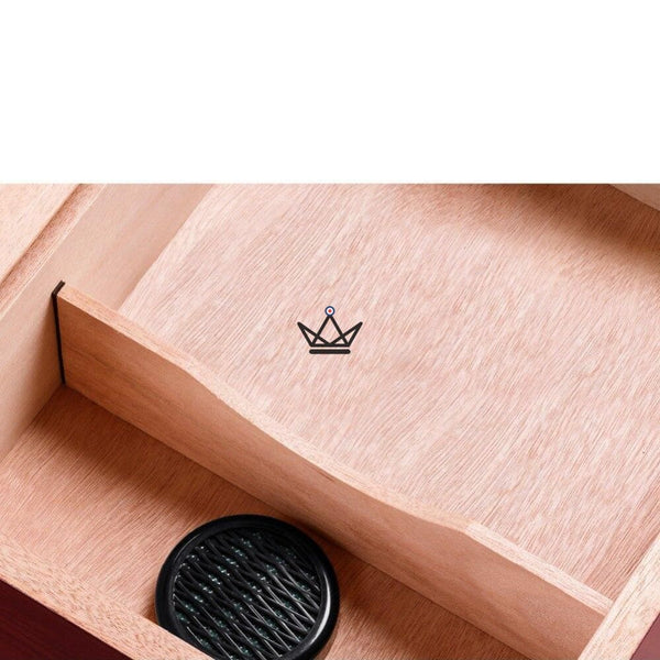 Cave à cigares Edition FIFTY — 50 cigares, cèdre espagnol, vitre & hygromètre – 8/8