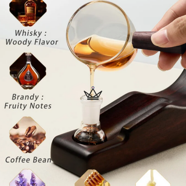Infuseur à cigare haut de gamme – Infusio Trident | Parfumez jusqu’à 3 cigares - [] - Infuseur cigare - Cadeau, Noël, Anniversaire, Original, Fête des pères, fête des mères - Atelier Atypique