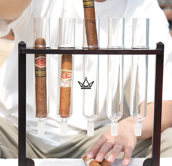 Infuseur à cigare haut de gamme – Infusio Quintessence| 5 cigares - [] - Infuseur cigare - Cadeau, Noël, Anniversaire, Original, Fête des pères, fête des mères - Atelier Atypique