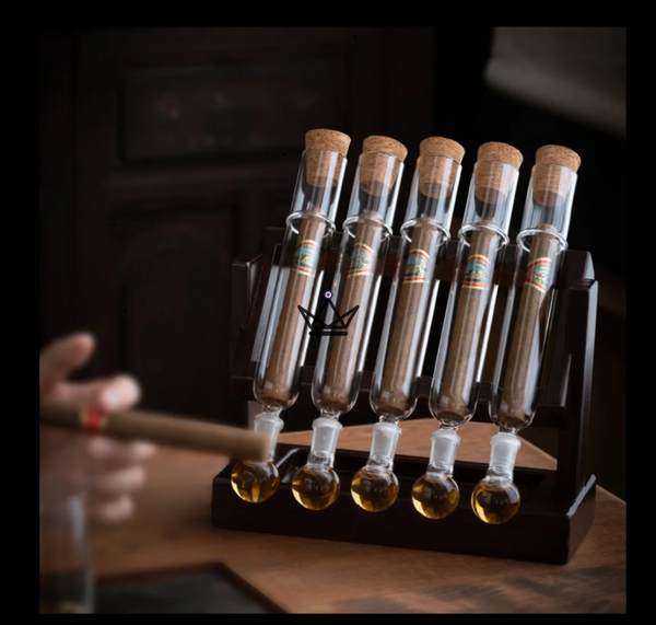 Infuseur à cigare haut de gamme – Infusio Scala| 5 cigares - [] - Infuseur cigare - Cadeau, Noël, Anniversaire, Original, Fête des pères, fête des mères - Atelier Atypique