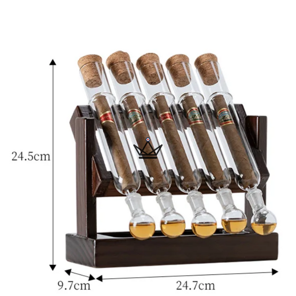 Infuseur à cigare haut de gamme – Infusio Scala| 5 cigares - [] - Infuseur cigare - Cadeau, Noël, Anniversaire, Original, Fête des pères, fête des mères - Atelier Atypique
