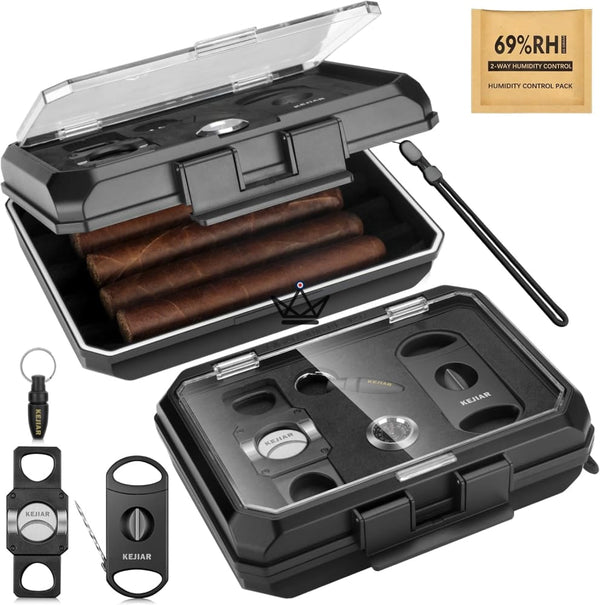 Set complet pour cigares - New Origin - [] - coffret cigare - Cadeau, Noël, Anniversaire, Original, Fête des pères, fête des mères - Atelier Atypique