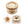 3D wooden puzzle round secret box, diaphragm lid - IRIS