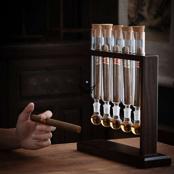 Infuseur à cigare haut de gamme – Infusio Quintessence| 5 cigares - [] - Infuseur cigare - Cadeau, Noël, Anniversaire, Original, Fête des pères, fête des mères - Atelier Atypique
