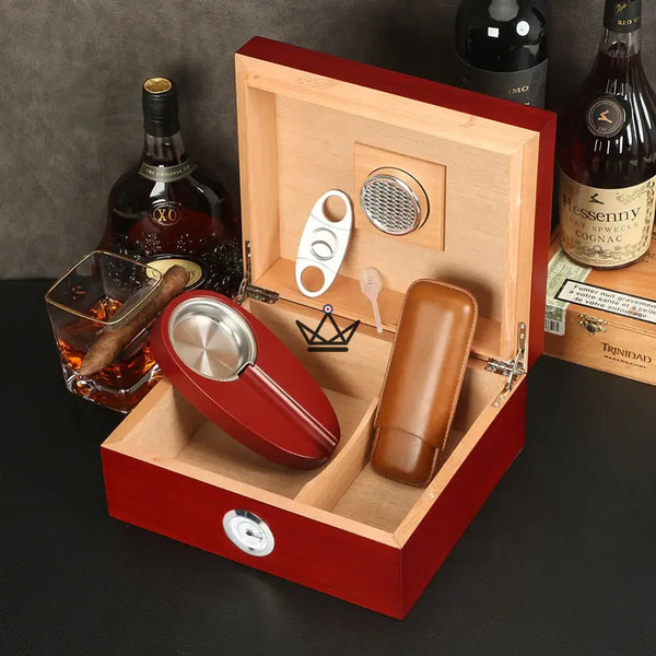 Coffret à cigare - FIFTY LUNARIS -  - cave a cigare - Cadeau, Noël, Anniversaire, Original - Atelier Atypique