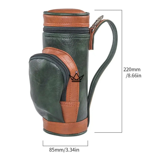 Étui de voyage 8 cigares en forme de sac de golf - FAIRWAY - ["maj-desc","maj-filtre"] - etui cigare - Cadeau, Noël, Anniversaire, Original, Fête des pères, fête des mères - Atelier Atypique