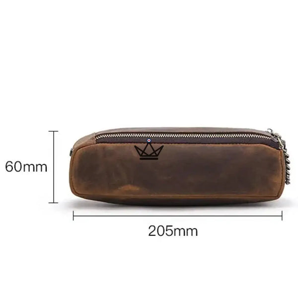 Personalizable Leather Pouch - Pencils & pens - VOYAGEUR Sketch
