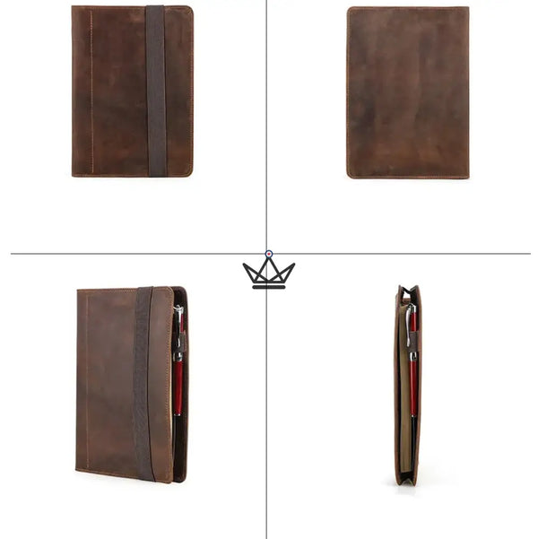 Organiseur A5 en Cuir personnalisable  — VOYAGEUR Galenda