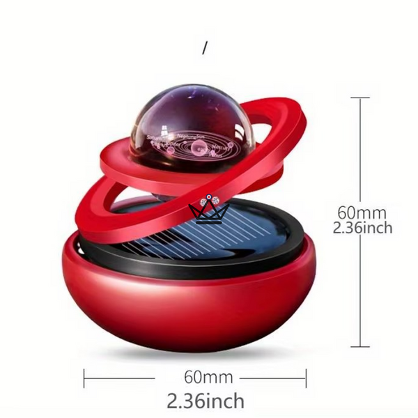 Solar-powered magnetic solar system, rotating rings - HELIA