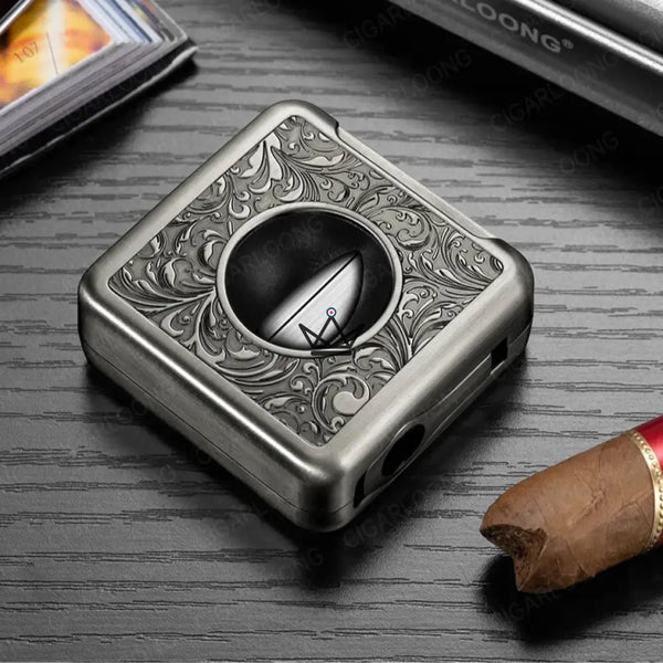 Coupe-Cigare de luxe 4 en 1 – Empire Édition - [] - coupe cigare - Cadeau, Noël, Anniversaire, Original, Fête des pères, fête des mères - Atelier Atypique