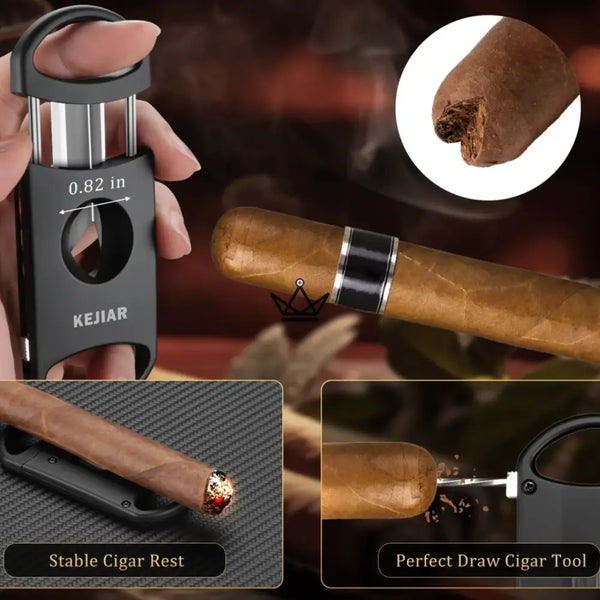 Set complet pour cigares - New Origin - [] - coffret cigare - Cadeau, Noël, Anniversaire, Original, Fête des pères, fête des mères - Atelier Atypique