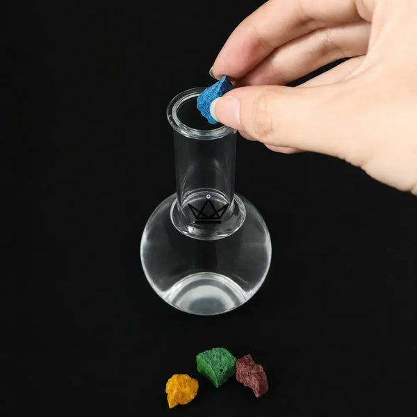 Magischer Kristallgarten in der Flasche, Chemie-Experiment — GERMINA – 5/8