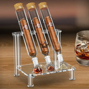 Infuseur à cigare 3 tubes - Infusio Alchimía - [] - Infuseur cigare - Cadeau, Noël, Anniversaire, Original, Fête des pères, fête des mères - Atelier Atypique
