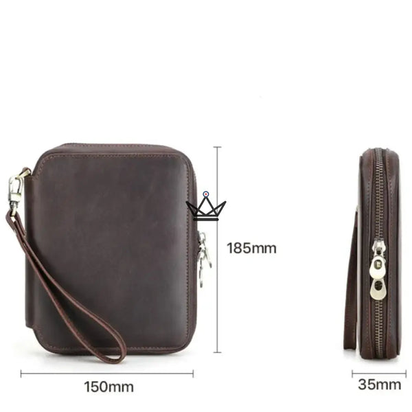 Étui de Voyage en Cuir pour Montres personnalisable – Voyager Keeper - [] - etui montre personnalisable - Cadeau, Noël, Anniversaire, Original, Fête des pères, fête des mères - Atelier Atypique