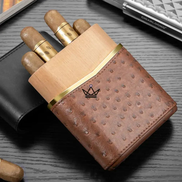 Étui à cigares – Linea Prestige - [] - etui cigare - Cadeau, Noël, Anniversaire, Original, Fête des pères, fête des mères - Atelier Atypique