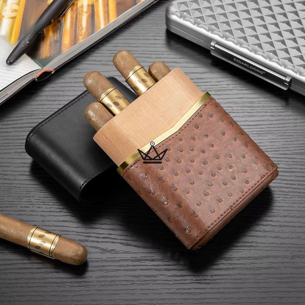 Étui à cigares – Linea Prestige - [] - etui cigare - Cadeau, Noël, Anniversaire, Original, Fête des pères, fête des mères - Atelier Atypique