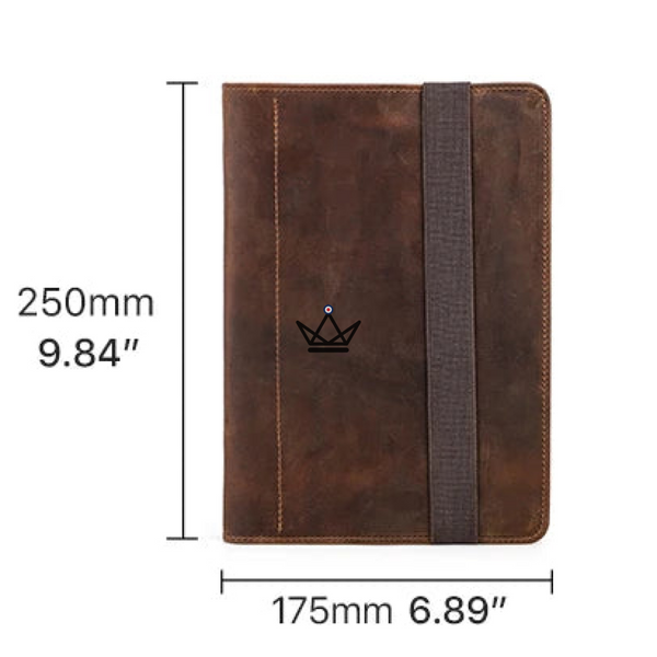 Organiseur A5 en Cuir personnalisable  — VOYAGEUR Galenda