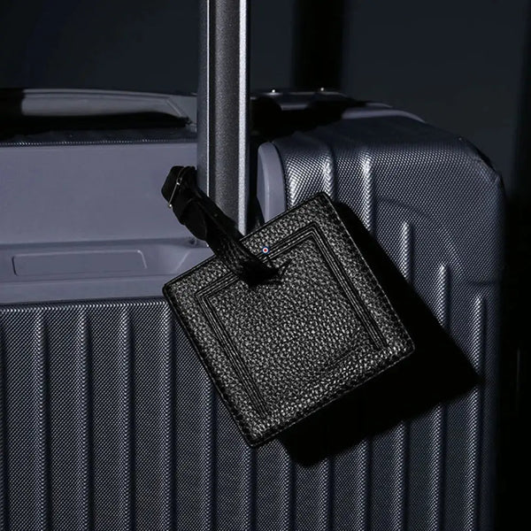 Étiquette Bagage Cuir personnalisable – Voyageur Crest - [] - etiquette personnalisable - Cadeau, Noël, Anniversaire, Original, Fête des pères, fête des mères - Atelier Atypique