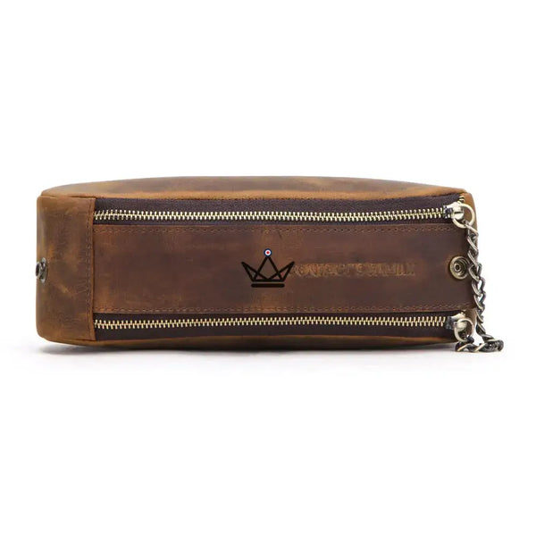 Personalizable Leather Pouch - Pencils & pens - VOYAGEUR Sketch
