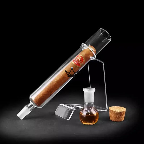 Infuseur à cigare aromatique en verre - Infusio Cristal - [] - cave a cigare - Cadeau, Noël, Anniversaire, Original, Fête des pères, fête des mères - Atelier Atypique