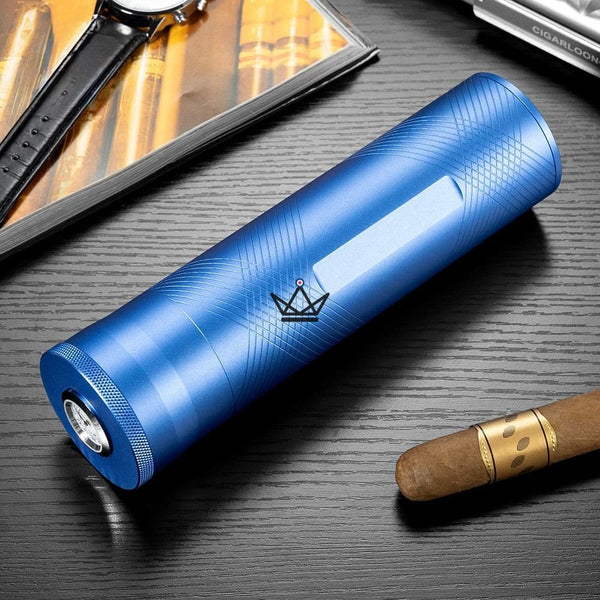 Tube à cigares en aluminium – Sentinelle Quattro - [] - etui cigare - Cadeau, Noël, Anniversaire, Original, Fête des pères, fête des mères - Atelier Atypique