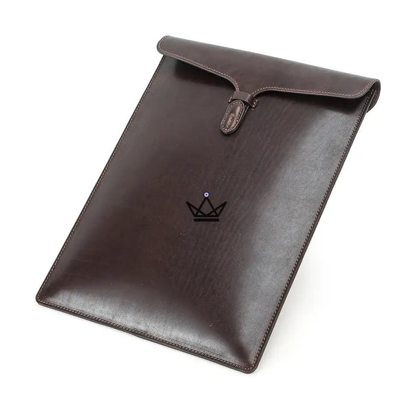 Personalisierbare MacBook Ledertasche 13" bis 15" - Voyageur CONSULAT