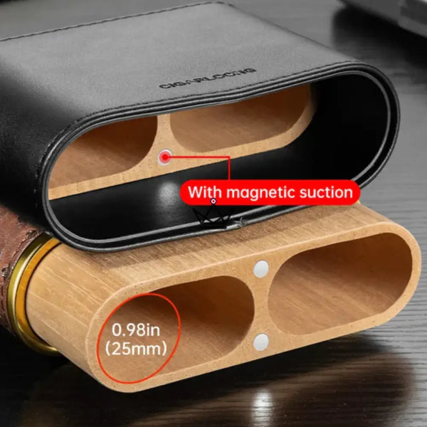 Étui à cigares – Linea Prestige - [] - etui cigare - Cadeau, Noël, Anniversaire, Original, Fête des pères, fête des mères - Atelier Atypique
