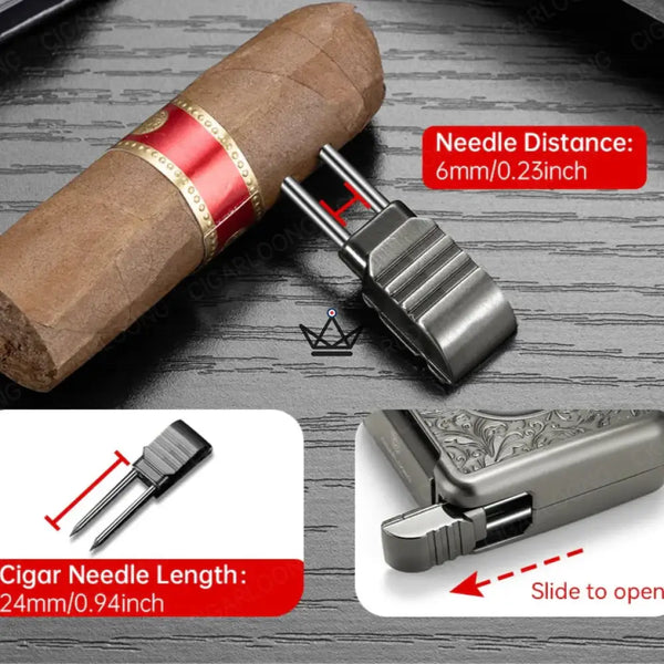Coupe-Cigare de luxe 4 en 1 – Empire Édition - [] - coupe cigare - Cadeau, Noël, Anniversaire, Original, Fête des pères, fête des mères - Atelier Atypique