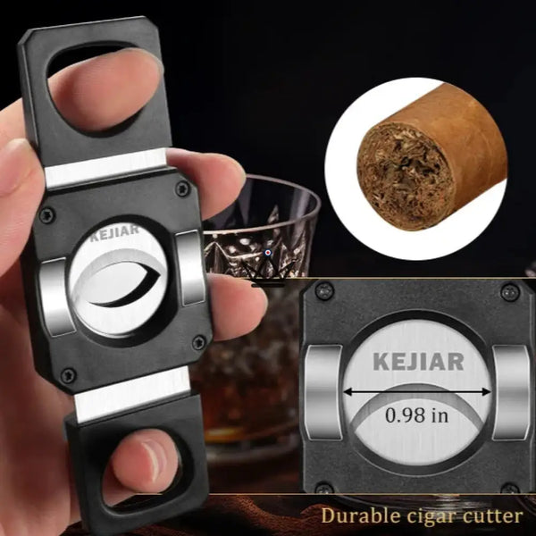 Set complet pour cigares - New Origin - [] - coffret cigare - Cadeau, Noël, Anniversaire, Original, Fête des pères, fête des mères - Atelier Atypique