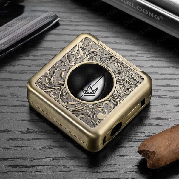 Coupe-Cigare de luxe 4 en 1 – Empire Édition - [] - coupe cigare - Cadeau, Noël, Anniversaire, Original, Fête des pères, fête des mères - Atelier Atypique