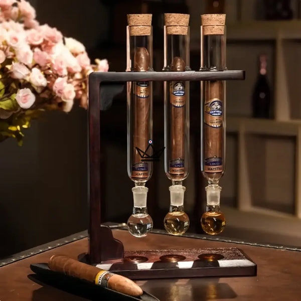 Infuseur à cigare haut de gamme – Infusio Trident | Parfumez jusqu’à 3 cigares - [] - Infuseur cigare - Cadeau, Noël, Anniversaire, Original, Fête des pères, fête des mères - Atelier Atypique