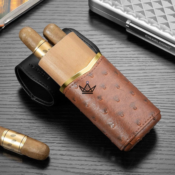 Étui à cigares – Linea Prestige - [] - etui cigare - Cadeau, Noël, Anniversaire, Original, Fête des pères, fête des mères - Atelier Atypique