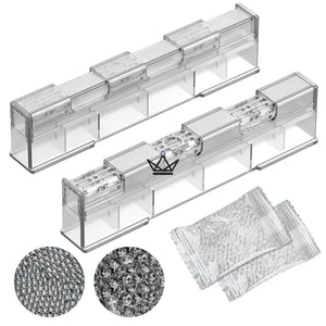 Humidificateur à cigare – Linear Crystal Duo (lot de 2) - [] - humidificateur - Cadeau, Noël, Anniversaire, Original, Fête des pères, fête des mères - Atelier Atypique