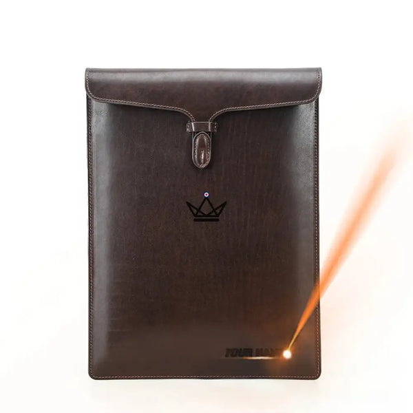Personalisierbare MacBook Ledertasche 13" bis 15" - Voyageur CONSULAT