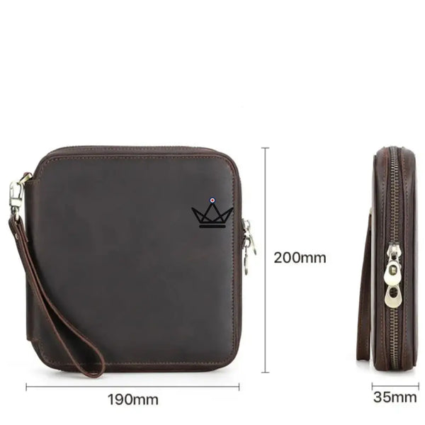 Étui de Voyage en Cuir pour Montres personnalisable – Voyager Keeper - [] - etui montre personnalisable - Cadeau, Noël, Anniversaire, Original, Fête des pères, fête des mères - Atelier Atypique