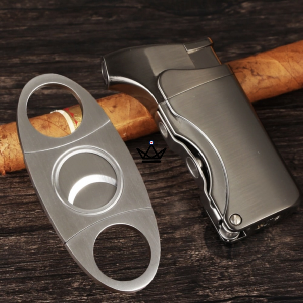 Pack Briquet et Coupe-Cigare COHIBA - VARGAS - Atelier Atypique