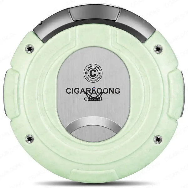 Coupe-cigare rond 2 en 1 coupe droite et coupe en V, coffret cadeau — KUKLOS ORIGINAL, Vert d'eau