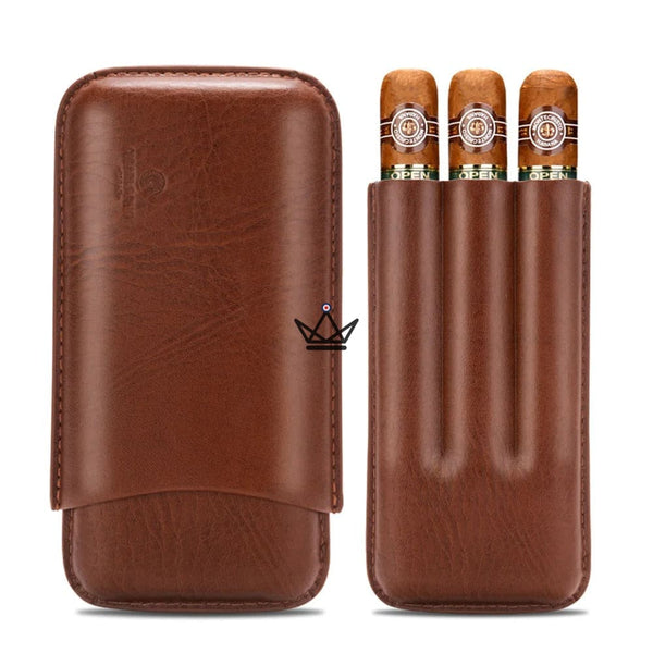 Etui à cigare de voyage cuir - STORM - [] - Etui à cigare - Cadeau, Noël, Anniversaire, Original, Fête des pères, fête des mères - Atelier Atypique