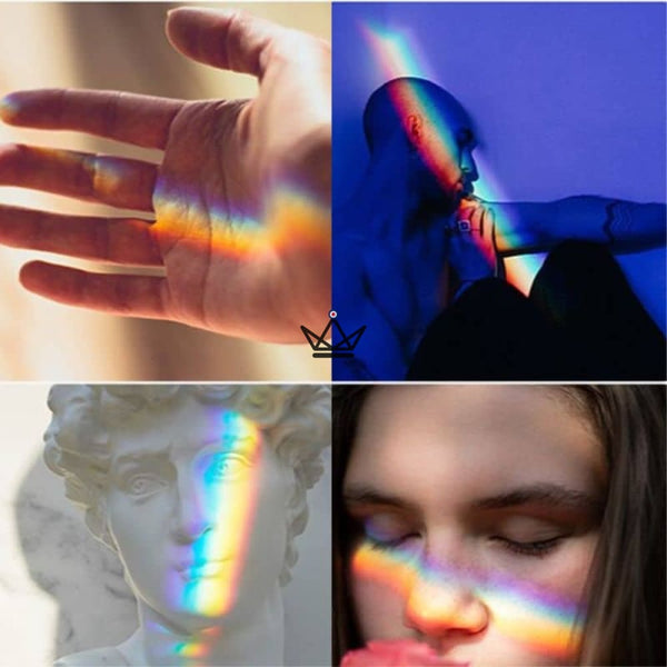 Prisme à dispersion de la lumière blanche - Lumen Prismatica - [] - prisme - Cadeau, Noël, Anniversaire, Original, Fête des pères, fête des mères - Atelier Atypique