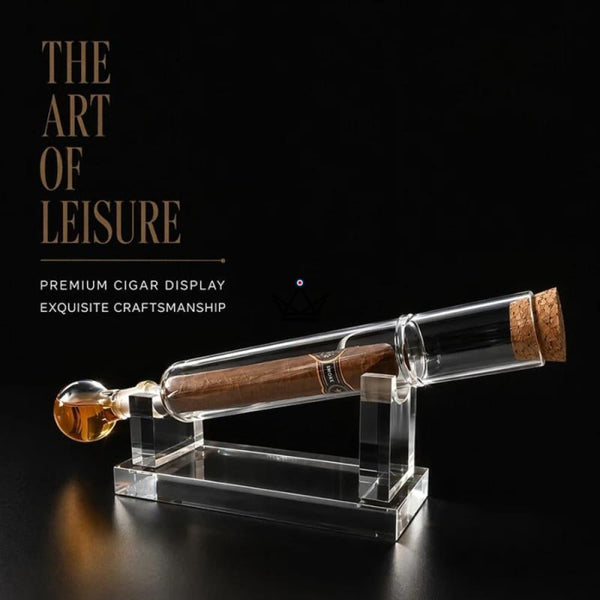 Infuseur à Cigare Tube Verre Soufflé Spiritueux - INFUSIO RITUAL