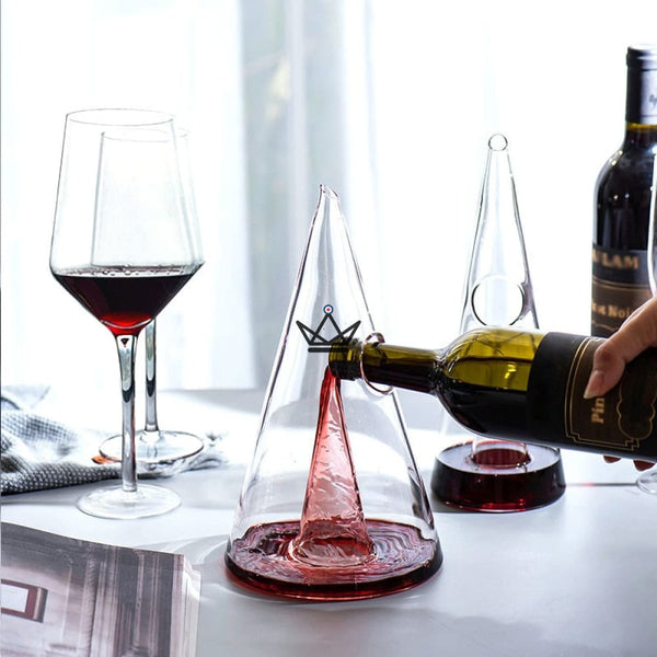 Carafe à vin / décanteur  Pyramide - YUCATAN -  - carafe à decanter - Cadeau, Noël, Anniversaire, Original - Atelier Atypique