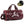Sac de sport  vintage classique rétro cuir  bordeau