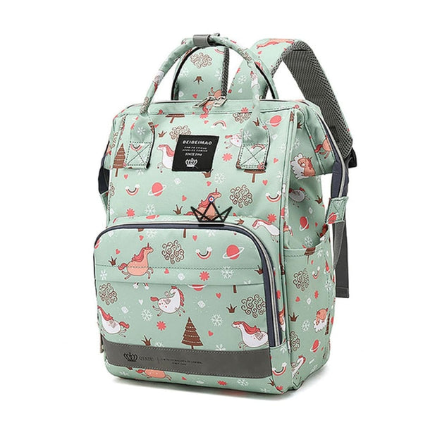 sac de maternité à langer biberon maman liste de naissance rêve animaux poney cheval