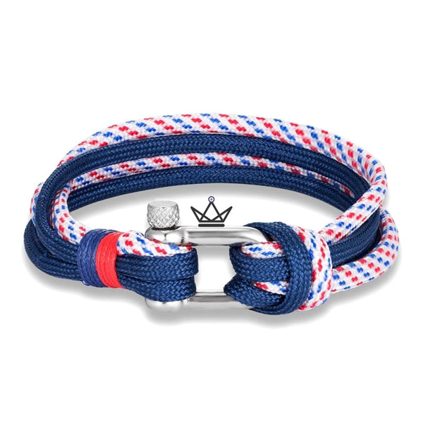bracelet HADOCK maille cordon marin