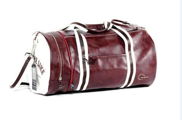 sac de sport vintage cuir fred perry style classique