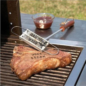 Fer à marquer barbecue personnalisable, 55 lettres interchangeables — GRIZLY
